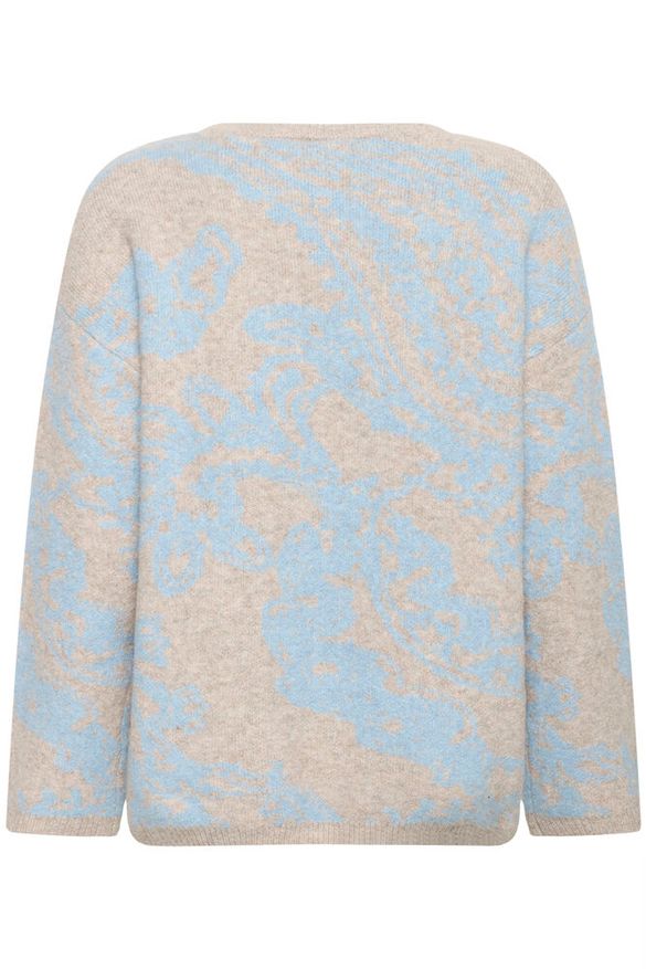 Neulepusero Temikka vaaleasininen-Neuleet/Neuletakit-Cream Clothing-Lahja ja sisustus Pussukka Katariina Home Oy