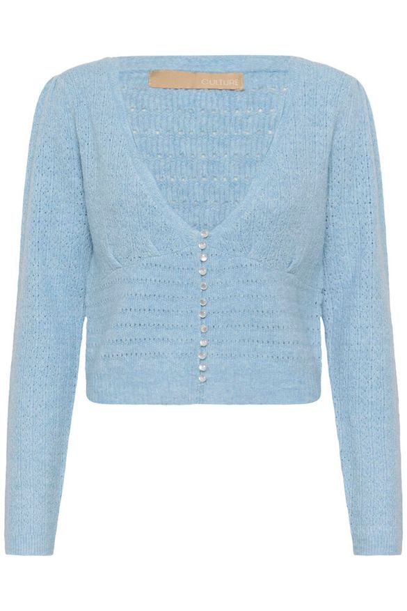 Neuletakki Julietta vaaleansininen-Neuleet/Neuletakit-Culture-Lahja ja sisustus Pussukka Katariina Home Oy