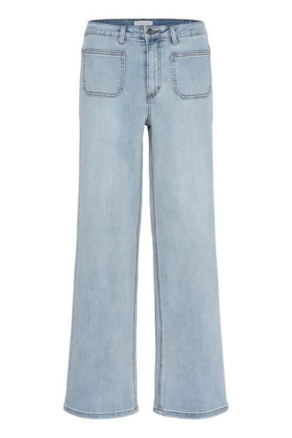 Farkut Brook vaaleansininen Kaffe-Housut/Farkut-Kaffe-Lahja ja sisustus Pussukka Katariina Home Oy