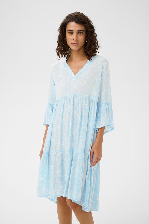 Mekko Ellen vaaleansininen Kaffe-Mekot/Hameet-Kaffe-Lahja ja sisustus Pussukka Katariina Home Oy