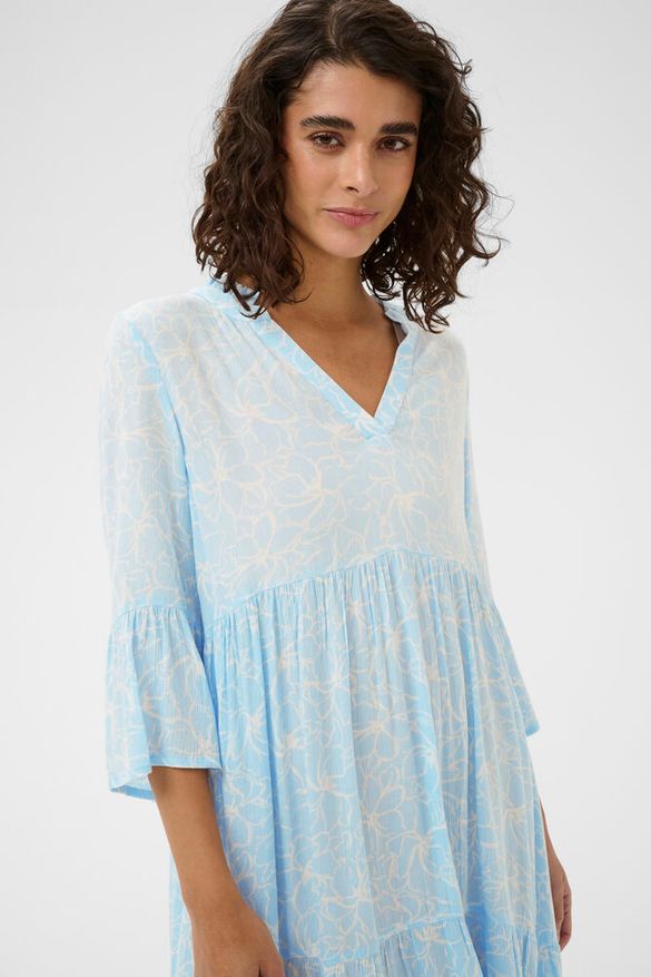 Mekko Ellen vaaleansininen Kaffe-Mekot/Hameet-Kaffe-Lahja ja sisustus Pussukka Katariina Home Oy