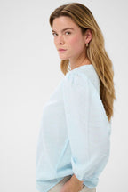 Pusero Penelope vaaleansininen Kaffe-Puserot-Kaffe-Lahja ja sisustus Pussukka Katariina Home Oy