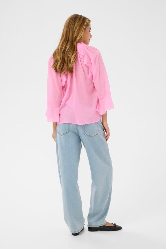 Pusero Flora pinkki Kaffe-Puserot-Kaffe-Lahja ja sisustus Pussukka Katariina Home Oy