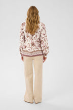 Pusero Tiah Boho vaaleanpunainen Cream-Puserot-Cream Clothing-Lahja ja sisustus Pussukka Katariina Home Oy