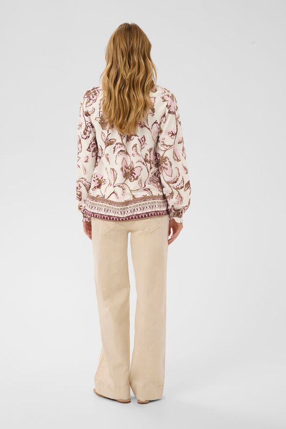 Pusero Tiah Boho vaaleanpunainen Cream-Puserot-Cream Clothing-Lahja ja sisustus Pussukka Katariina Home Oy