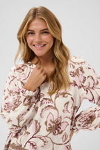 Pusero Tiah Boho vaaleanpunainen Cream-Puserot-Cream Clothing-Lahja ja sisustus Pussukka Katariina Home Oy