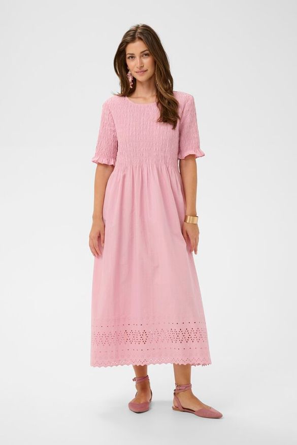 Mekko Jana vaaleanpunainen Cream-Mekot/Hameet-Cream Clothing-Lahja ja sisustus Pussukka Katariina Home Oy