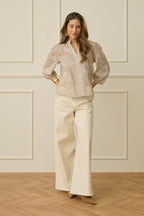 Pusero Korey beige Cream-Puserot-Cream Clothing-Lahja ja sisustus Pussukka Katariina Home Oy