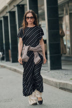 Mekko Marcela musta/valkoinen Soaked in Luxury-Mekot/Hameet-Soaked in Luxury-Lahja ja sisustus Pussukka Katariina Home Oy