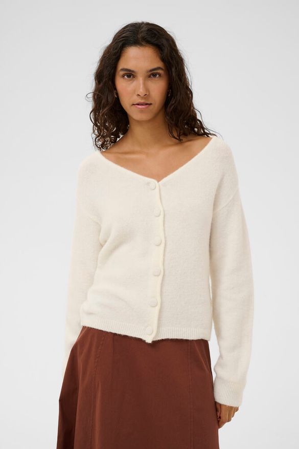 Neuletakki Anina valkoinen Soaked in Luxury-Neuleet/Neuletakit-Soaked in Luxury-Lahja ja sisustus Pussukka Katariina Home Oy