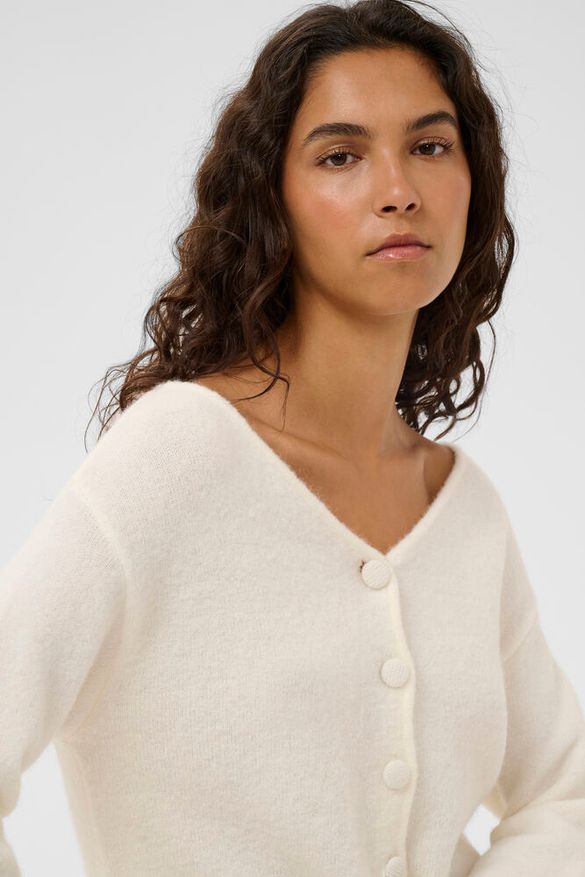 Neuletakki Anina valkoinen Soaked in Luxury-Neuleet/Neuletakit-Soaked in Luxury-Lahja ja sisustus Pussukka Katariina Home Oy