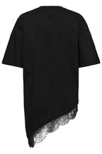 T-Paita Jina lace musta Soaked in Luxury