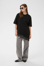 T-Paita Jina lace musta Soaked in Luxury