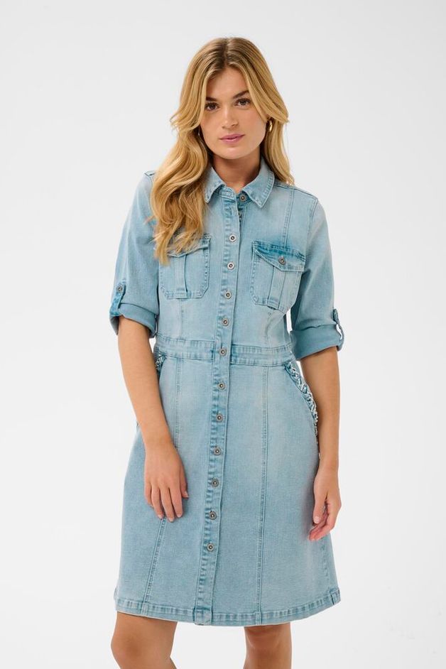 Farkkuhame Grazie vaaleansininen Cream-Mekot/Hameet-Cream Clothing-Lahja ja sisustus Pussukka Katariina Home Oy