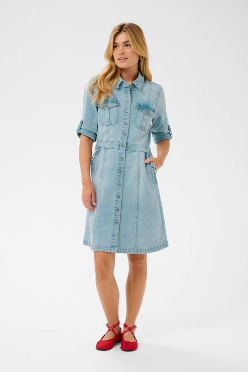 Farkkuhame Grazie vaaleansininen Cream-Mekot/Hameet-Cream Clothing-Lahja ja sisustus Pussukka Katariina Home Oy