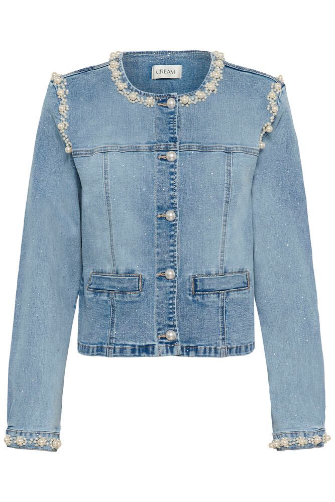 Farkkutakki Sio vaaleansininen Cream-Takit/Jakut-Katariinahome.fi - tyyliä elämääsi-Lahja ja sisustus Pussukka Katariina Home Oy