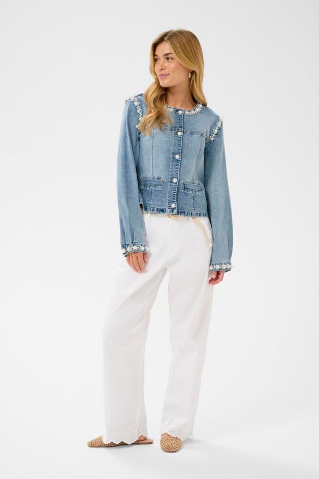 Farkkutakki Sio vaaleansininen Cream-Takit/Jakut-Katariinahome.fi - tyyliä elämääsi-Lahja ja sisustus Pussukka Katariina Home Oy