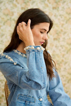 Farkkutakki Sio vaaleansininen Cream-Takit/Jakut-Katariinahome.fi - tyyliä elämääsi-Lahja ja sisustus Pussukka Katariina Home Oy