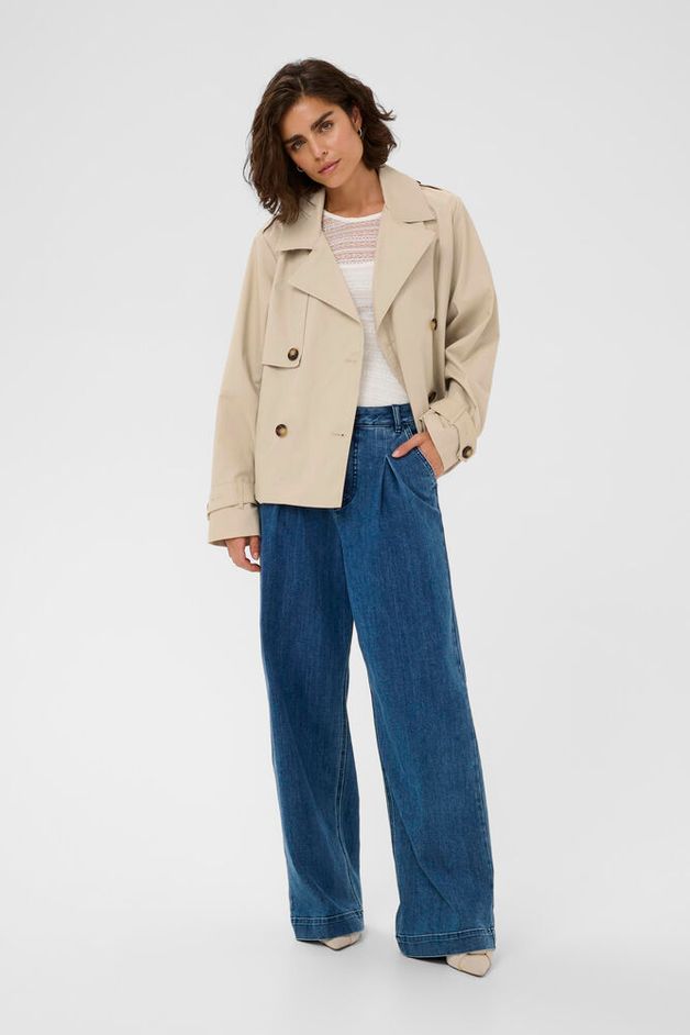 Takki Patricia beige Kaffe-Takit/Jakut-Kaffe-Lahja ja sisustus Pussukka Katariina Home Oy