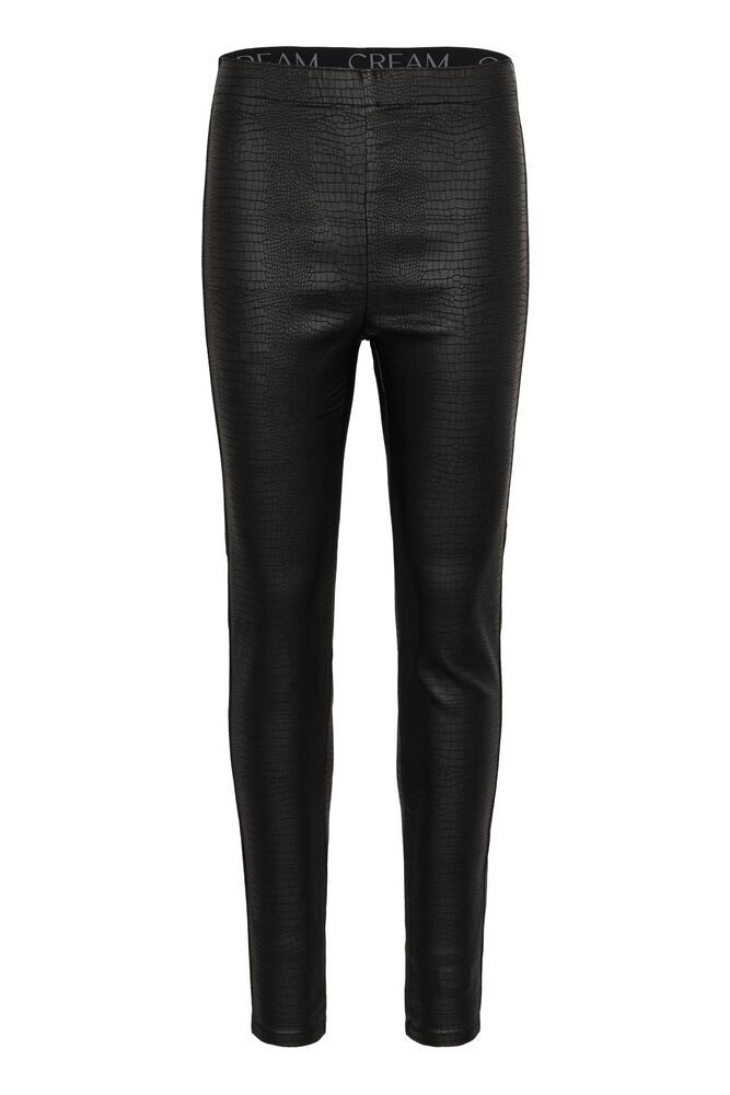 Tekonahka leggins Tabea musta-Shortsit/Trikoot-Cream Clothing-Lahja ja sisustus Pussukka Katariina Home Oy