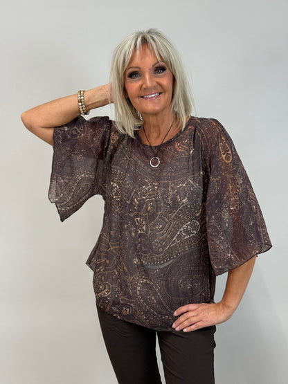 Pusero Rita taupe-Puserot-Mix By Heart-Lahja ja sisustus Pussukka Katariina Home Oy