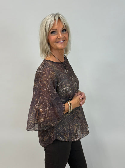 Pusero Rita taupe-Puserot-Mix By Heart-Lahja ja sisustus Pussukka Katariina Home Oy