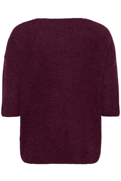 Neule Tuesday viininpunainen-Neuleet/Neuletakit-Soaked in Luxury-Lahja ja sisustus Pussukka Katariina Home Oy