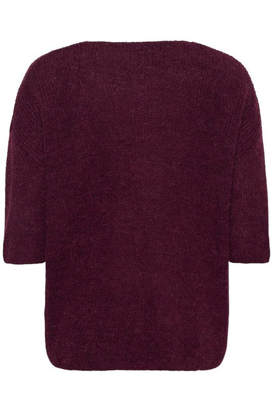 Neule Tuesday viininpunainen-Neuleet/Neuletakit-Soaked in Luxury-Lahja ja sisustus Pussukka Katariina Home Oy