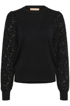 Neulepusero Pitsi Annemarie musta-Neuleet/Neuletakit-Culture-Lahja ja sisustus Pussukka Katariina Home Oy