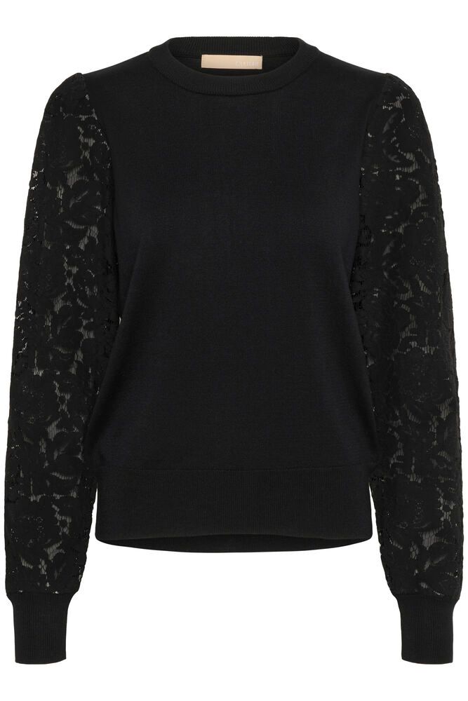 Neulepusero Pitsi Annemarie musta-Neuleet/Neuletakit-Culture-Lahja ja sisustus Pussukka Katariina Home Oy