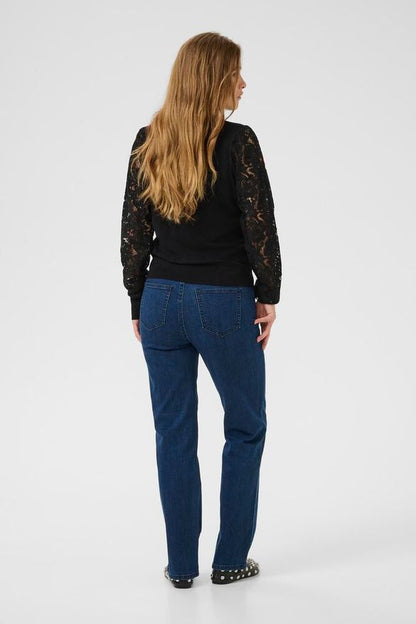 Neulepusero Pitsi Annemarie musta-Neuleet/Neuletakit-Culture-Lahja ja sisustus Pussukka Katariina Home Oy