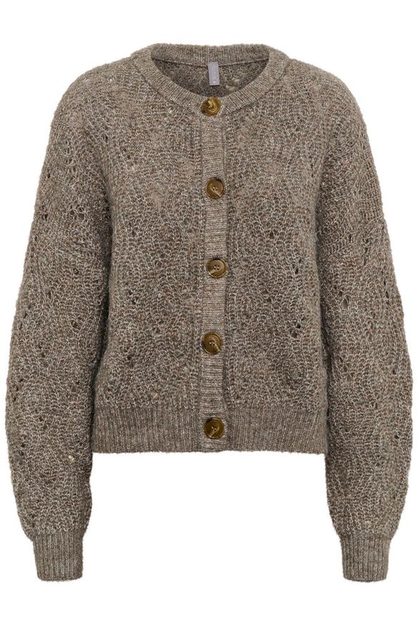 Neuletakki Kimmy ruskea-Neuleet/Neuletakit-Culture-Lahja ja sisustus Pussukka Katariina Home Oy