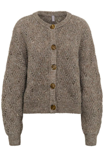 Neuletakki Kimmy ruskea-Neuleet/Neuletakit-Culture-Lahja ja sisustus Pussukka Katariina Home Oy