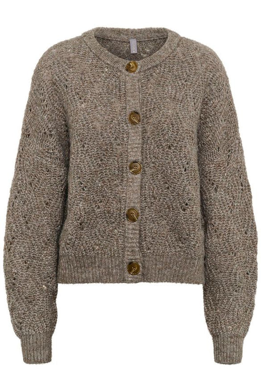 Neuletakki Kimmy ruskea-Neuleet/Neuletakit-Culture-Lahja ja sisustus Pussukka Katariina Home Oy