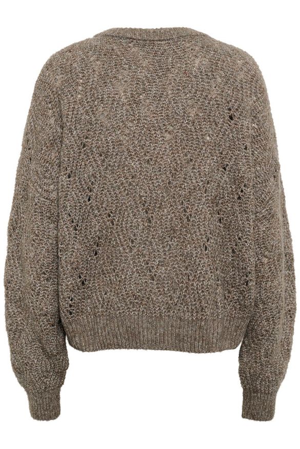 Neuletakki Kimmy ruskea-Neuleet/Neuletakit-Culture-Lahja ja sisustus Pussukka Katariina Home Oy