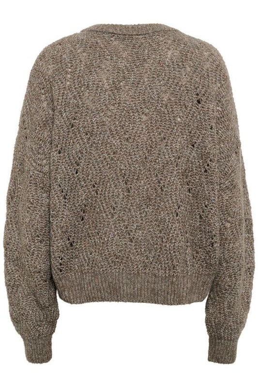 Neuletakki Kimmy ruskea-Neuleet/Neuletakit-Culture-Lahja ja sisustus Pussukka Katariina Home Oy