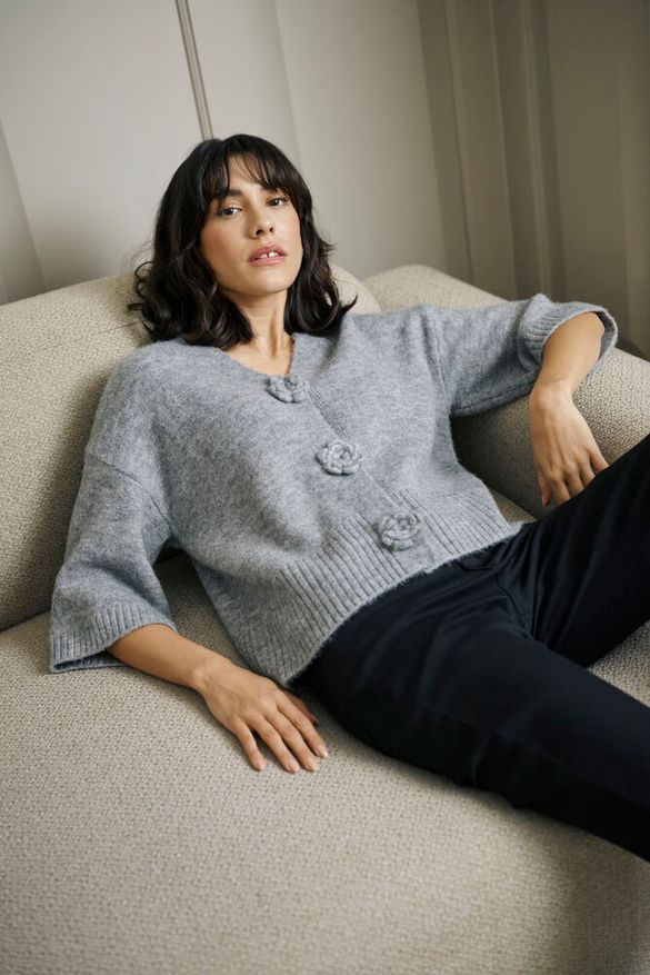 Neuletakki Rosie eri värejä-Neuleet/Neuletakit-Kaffe-Lahja ja sisustus Pussukka Katariina Home Oy