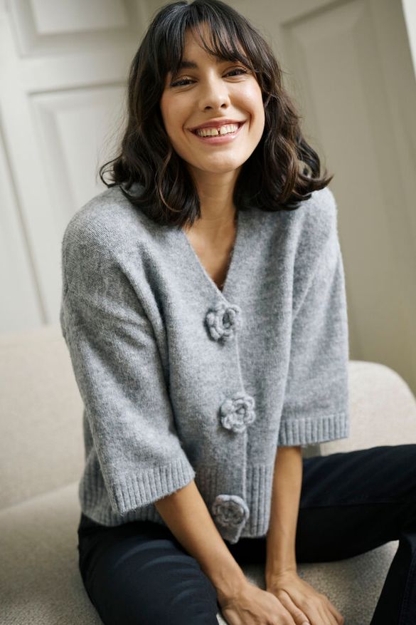 Neuletakki Rosie eri värejä-Neuleet/Neuletakit-Kaffe-Lahja ja sisustus Pussukka Katariina Home Oy