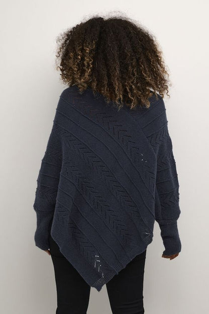 Poncho Holiday eri värejä-Neuleet/Neuletakit-Cream Clothing-Lahja ja sisustus Pussukka Katariina Home Oy