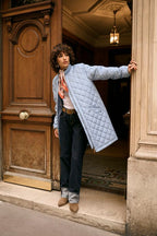 Tikkitakki Arwen vaaleansininen Kaffe-Takit/Jakut-Kaffe-Lahja ja sisustus Pussukka Katariina Home Oy