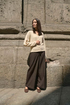 Housut Lilu Corinne ruskea-Housut/Farkut-Soaked in Luxury-Lahja ja sisustus Pussukka Katariina Home Oy