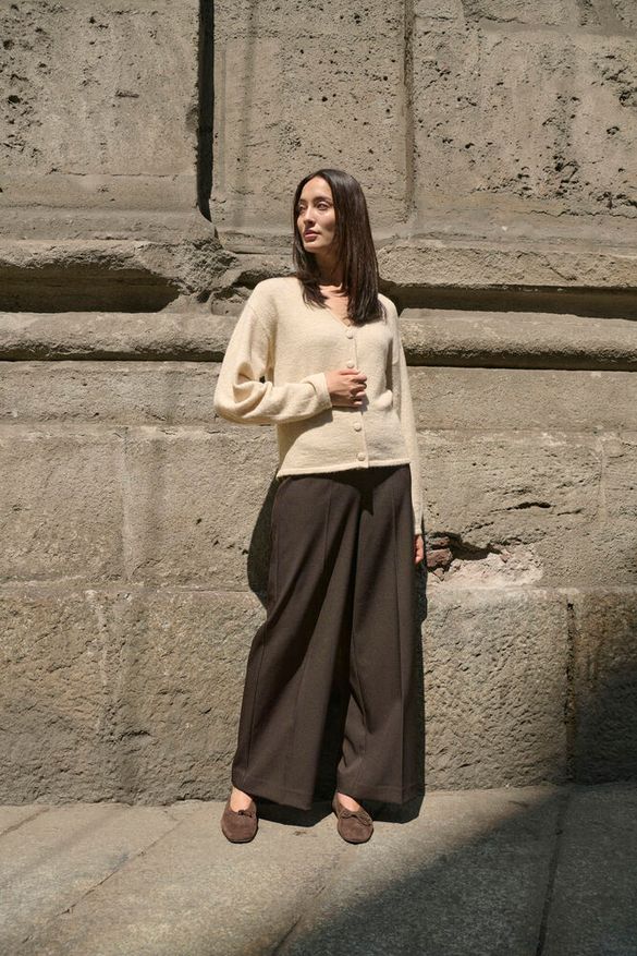 Housut Lilu Corinne ruskea-Housut/Farkut-Soaked in Luxury-Lahja ja sisustus Pussukka Katariina Home Oy