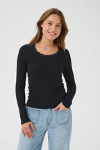 Pusero Omi musta-Puserot-Kaffe-Lahja ja sisustus Pussukka Katariina Home Oy