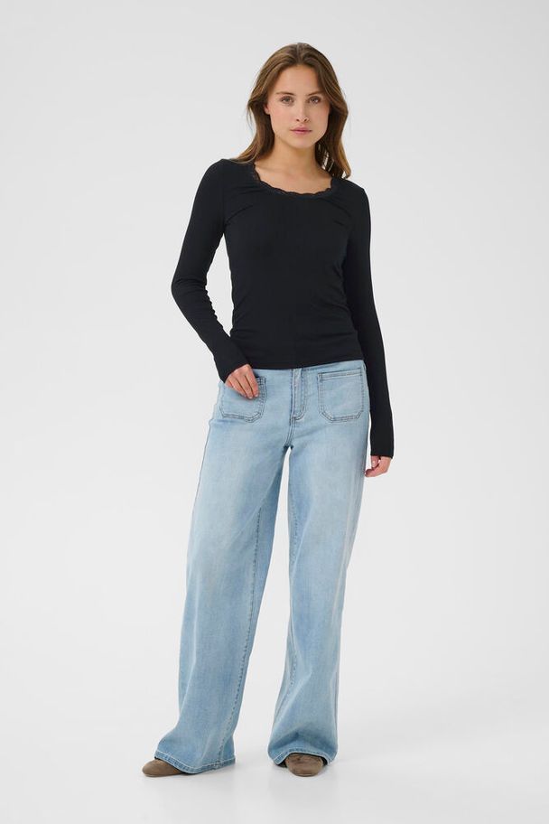 Pusero Omi musta-Puserot-Kaffe-Lahja ja sisustus Pussukka Katariina Home Oy