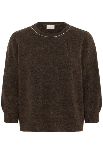 Neulepusero Meredith eri värejä-Neuleet/Neuletakit-Kaffe-Lahja ja sisustus Pussukka Katariina Home Oy