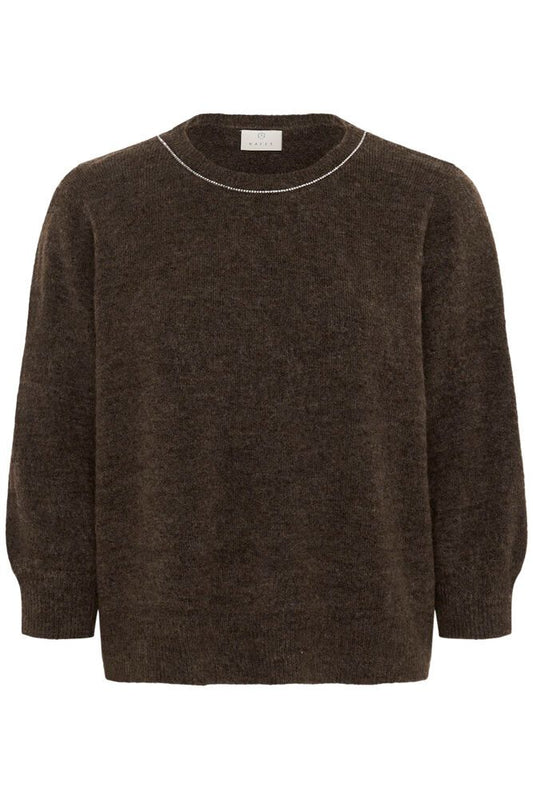 Neulepusero Meredith eri värejä-Neuleet/Neuletakit-Kaffe-Lahja ja sisustus Pussukka Katariina Home Oy