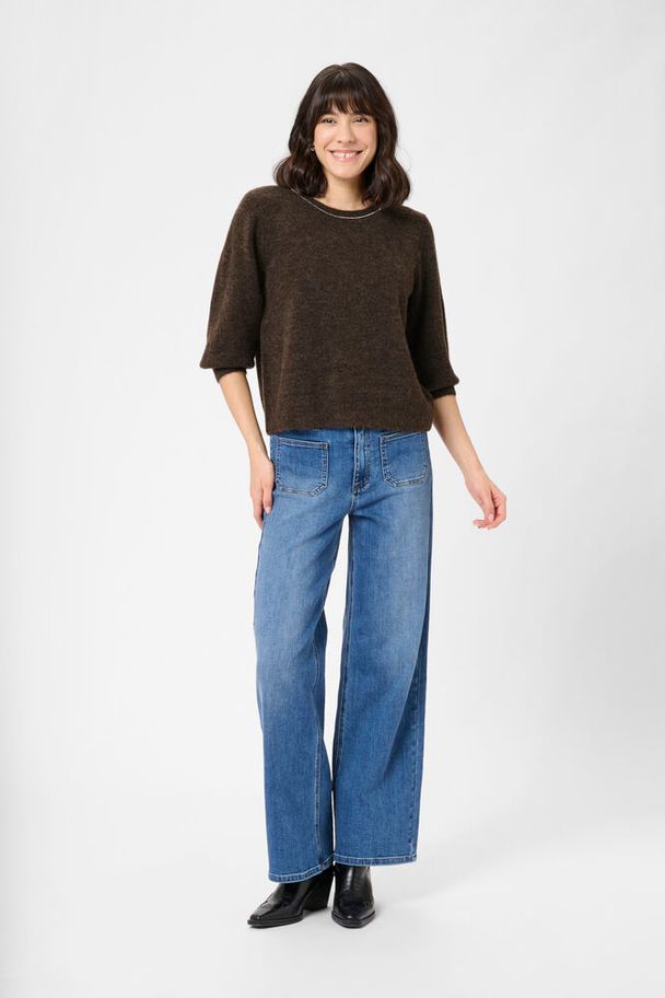 Neulepusero Meredith eri värejä-Neuleet/Neuletakit-Kaffe-Lahja ja sisustus Pussukka Katariina Home Oy