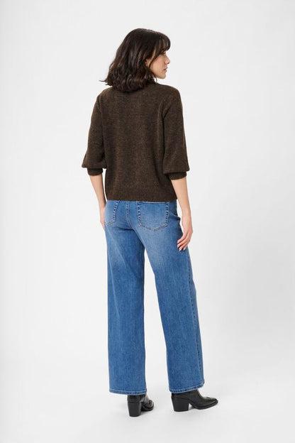 Neulepusero Meredith eri värejä-Neuleet/Neuletakit-Kaffe-Lahja ja sisustus Pussukka Katariina Home Oy