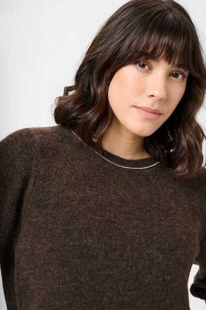 Neulepusero Meredith eri värejä-Neuleet/Neuletakit-Kaffe-Lahja ja sisustus Pussukka Katariina Home Oy