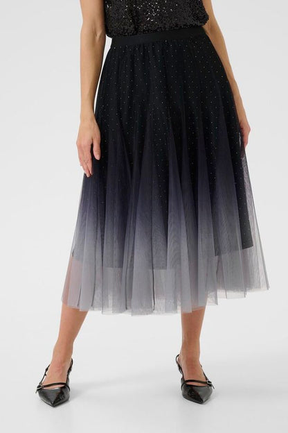 Tyllihame Gilttery musta-Mekot/Hameet-Cream Clothing-Lahja ja sisustus Pussukka Katariina Home Oy